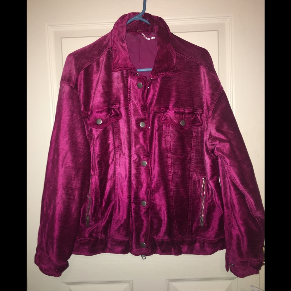 Free People Velvet Warm Stylish Jacket/coat XS/S